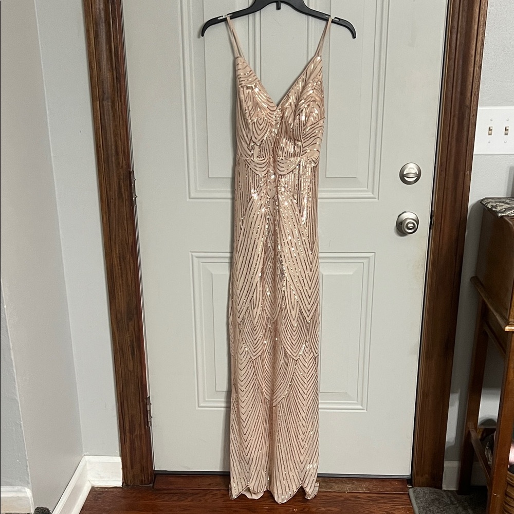 Amazon Women's Maxi Dress - Gold